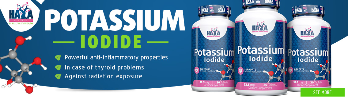 Potassium Iodide 32.5mg. 30 Tabs.